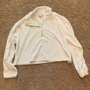 Stoney Clover Lane White Crop Top